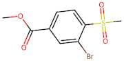 Methyl 3-bromo-4-(methylsulfonyl)benzoate