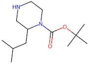 tert-Butyl 2-(2-methylpropyl)piperazine-1-carboxylate
