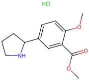 Methyl 2-methoxy-5-(pyrrolidin-2-yl)benzoate hydrochloride