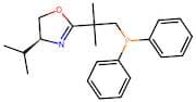 (S)-2-(1-(Diphenylphosphanyl)-2-methylpropan-2-yl)-4-isopropyl-4,5-dihydrooxazole