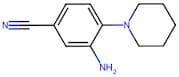 3-Amino-4-(piperidin-1-yl)benzonitrile