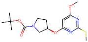 (R)-tert-Butyl 3-((6-methoxy-2-(methylthio)pyrimidin-4-yl)oxy)pyrrolidine-1-carboxylate
