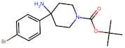 tert-Butyl 4-amino-4-(4-bromophenyl)piperidine-1-carboxylate