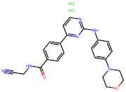 N-(Cyanomethyl)-4-(2-((4-morpholinophenyl)amino)pyrimidin-4-yl)benzamide dihydrochloride