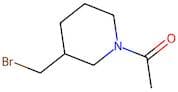 1-(3-(Bromomethyl)piperidin-1-yl)ethanone