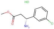 (R)-Methyl 3-amino-3-(3-chlorophenyl)propanoate hydrochloride