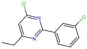 4-Chloro-2-(3-chlorophenyl)-6-ethylpyrimidine