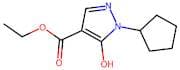 Ethyl 1-cyclopentyl-5-hydroxy-1H-pyrazole-4-carboxylate