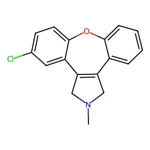 5-Chloro-2-methyl-2,3-dihydro-1H-dibenzo[2,3:6,7]oxepino[4,5-c]pyrrole