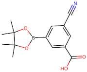 3-Cyano-5-(4,4,5,5-tetramethyl-1,3,2-dioxaborolan-2-yl)benzoic acid