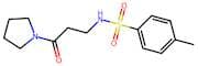 4-Methyl-N-(3-oxo-3-(pyrrolidin-1-yl)propyl)benzenesulfonamide