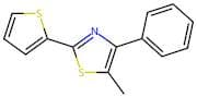 5-Methyl-4-phenyl-2-(thiophen-2-yl)thiazole