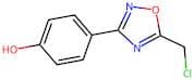 4-(5-(Chloromethyl)-1,2,4-oxadiazol-3-yl)phenol