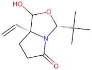 (3R,7aR)-3-(tert-butyl)-1-hydroxy-7a-vinyltetrahydropyrrolo[1,2-c]oxazol-5(3H)-one