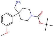 tert-Butyl 4-(aminomethyl)-4-(3-methoxyphenyl)piperidine-1-carboxylate