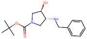 (3R,4R)-tert-Butyl 3-(benzylamino)-4-hydroxypyrrolidine-1-carboxylate