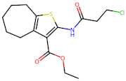 Ethyl 2-(3-chloropropanamido)-5,6,7,8-tetrahydro-4H-cyclohepta[b]thiophene-3-carboxylate