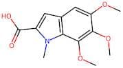 5,6,7-Trimethoxy-1-methyl-1H-indole-2-carboxylic acid