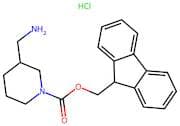 (9H-Fluoren-9-yl)methyl 3-(aminomethyl)piperidine-1-carboxylate hydrochloride