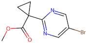 Methyl 1-(5-bromopyrimidin-2-yl)cyclopropanecarboxylate