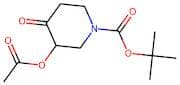 tert-Butyl 3-acetoxy-4-oxopiperidine-1-carboxylate