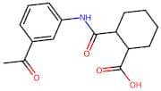 2-((3-Acetylphenyl)carbamoyl)cyclohexanecarboxylic acid