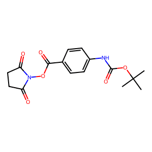 2,5-Dioxopyrrolidin-1-yl 4-((tert-butoxycarbonyl)amino)benzoate