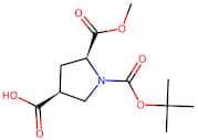 (3S,5S)-1-(tert-Butoxycarbonyl)-5-(methoxycarbonyl)pyrrolidine-3-carboxylic acid