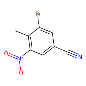 3-Bromo-4-methyl-5-nitrobenzonitrile