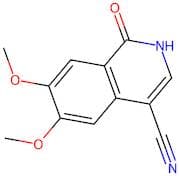 6,7-Dimethoxy-1-oxo-1,2-dihydroisoquinoline-4-carbonitrile