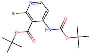 tert-Butyl 2-bromo-4-((tert-butoxycarbonyl)amino)nicotinate