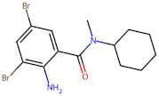 2-Amino-3,5-dibromo-N-cyclohexyl-N-methylbenzamide