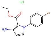 Ethyl 3-amino-1-(4-bromophenyl)-1H-pyrrole-2-carboxylate hydrochloride