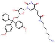 5-[3-[(6-Aminohexyl)amino]-3-oxo-1-propen-1-yl]-5'-O-[bis(4-methoxyphenyl)phenylmethyl]-2'-deoxy-U…