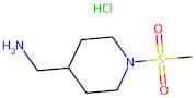 (1-(Methylsulfonyl)piperidin-4-yl)methanamine hydrochloride