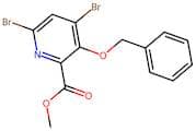 Methyl 3-(benzyloxy)-4,6-dibromopicolinate