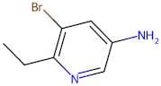 3-Amino-5-bromo-6-ethylpyridine