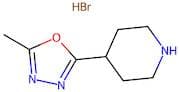 2-Methyl-5-(piperidin-4-yl)-1,3,4-oxadiazole hydrobromide