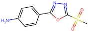 4-(5-(Methylsulfonyl)-1,3,4-oxadiazol-2-yl)aniline