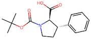 (2R,3S)-1-(tert-Butoxycarbonyl)-3-phenylpyrrolidine-2-carboxylic acid
