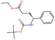 (S)-Ethyl 4-((tert-butoxycarbonyl)amino)-4-phenylbutanoate