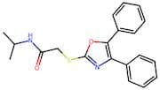 2-((4,5-Diphenyloxazol-2-yl)thio)-N-isopropylacetamide
