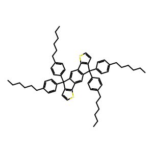 4,4,9,9-Tetrakis(4-hexylphenyl)-4,9-dihydro-s-indaceno[1,2-b:5,6-b']dithiophene