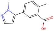 2-Methyl-5-(1-methyl-1H-pyrazol-5-yl)benzoic acid