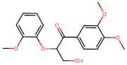 1-(3,4-Dimethoxyphenyl)-3-hydroxy-2-(2-methoxyphenoxy)propan-1-one