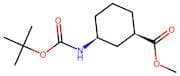 cis-Methyl 3-((tert-butoxycarbonyl)amino)cyclohexanecarboxylate