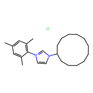 1-(2,4,6-Trimethylphenyl)-3-(cyclododecyl)imidazolium chloride
