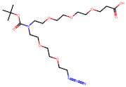 1-Azido-9-(tert-butoxycarbonyl)-3,6,12,15,18-pentaoxa-9-azahenicosan-21-oic acid