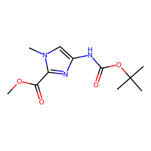 Methyl 4-((tert-butoxycarbonyl)amino)-1-methyl-1H-imidazole-2-carboxylate