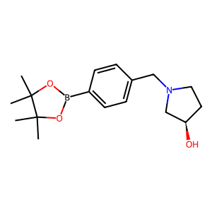 (R)-1-(4-(4,4,5,5-Tetramethyl-1,3,2-dioxaborolan-2-yl)benzyl)pyrrolidin-3-ol